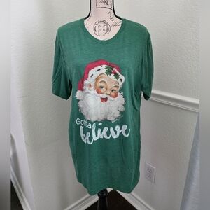Gotta Believe Santa Graphic T-Shirt